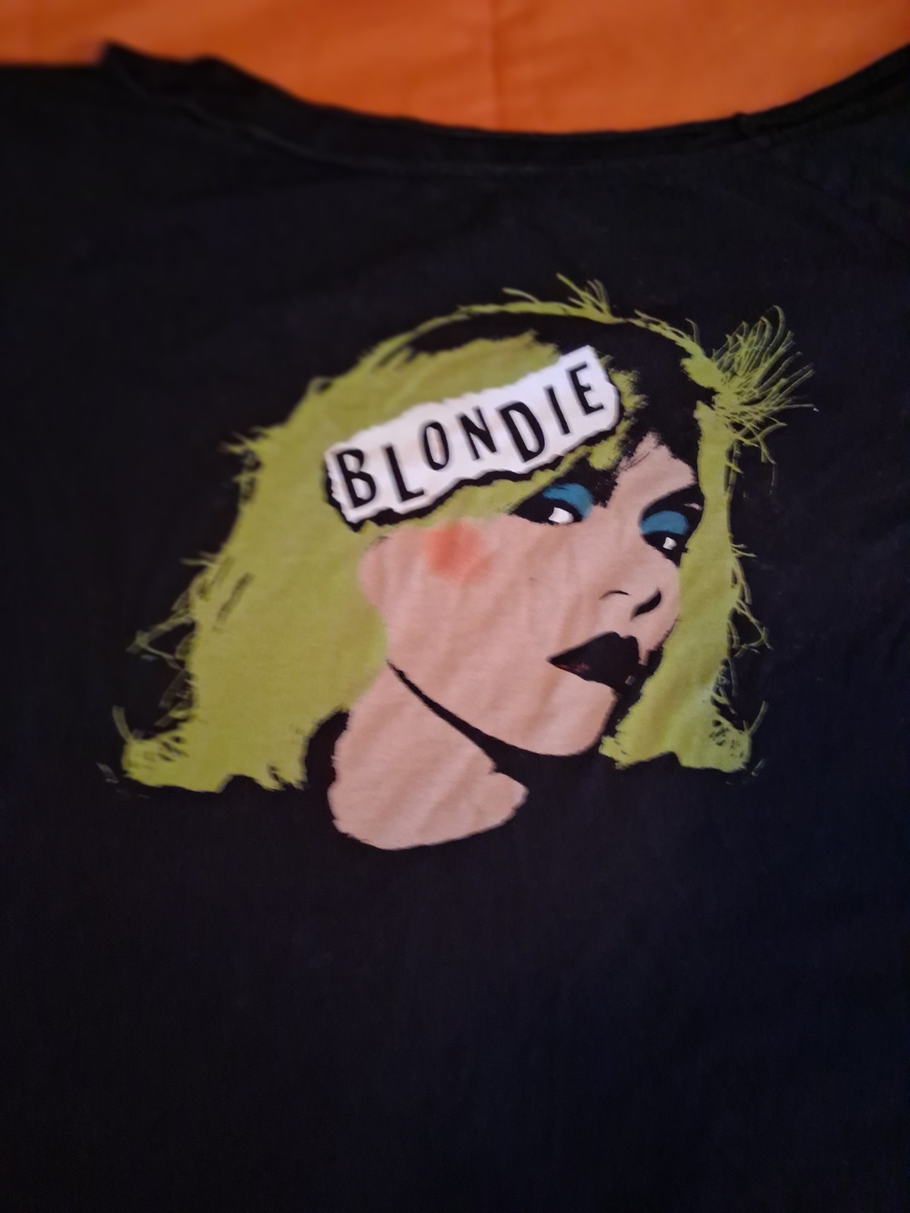 Blondie Retro Y2K T- Shirt Plus 1X Tie Front Cotton by Goodie Two Shoes Light - Picture 2 of 4
